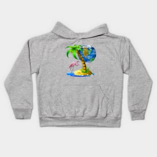 Tropical scene Kids Hoodie